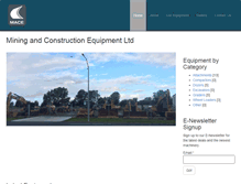 Tablet Screenshot of maceltd.co.nz